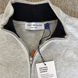 Peter Manning Men's Quarter-Zip Sweater